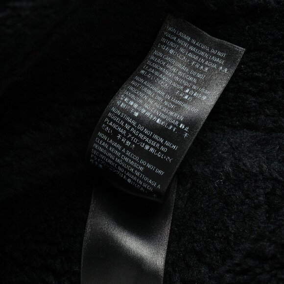 Balenciaga PF/19 Black Leather Shearling Belted Trench Coat - Picture 12 of 13